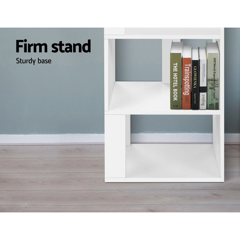 Artiss Display Shelf 5 Tier Storage Bookshelf Bookcase Ladder Stand Rack - Sale Now