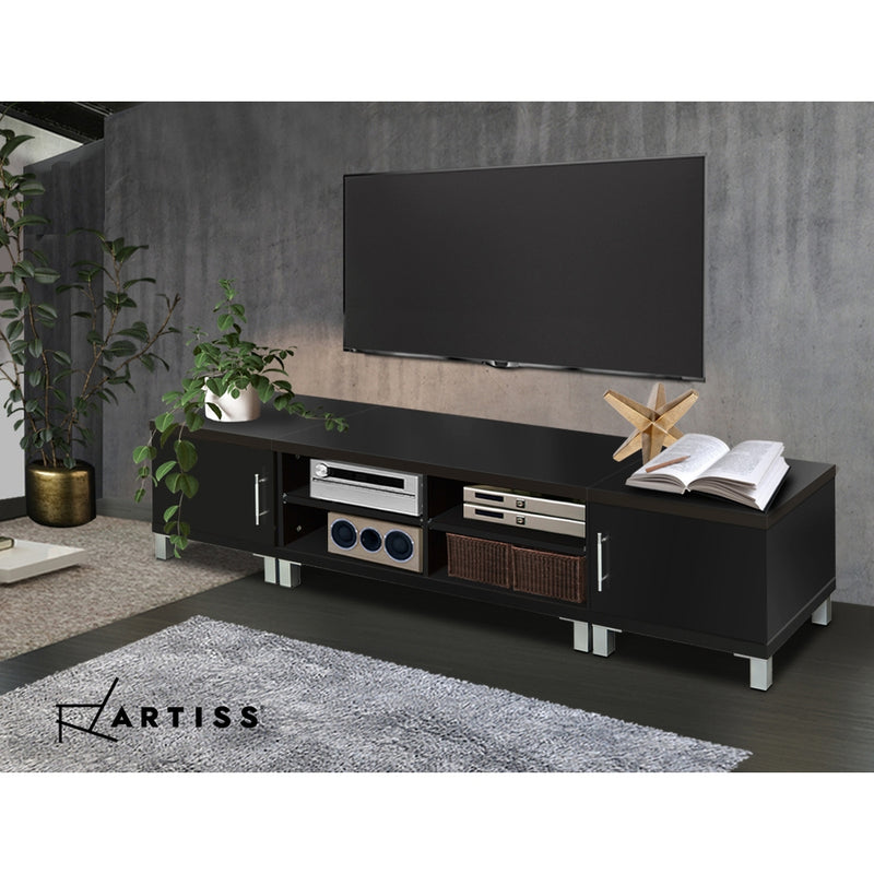 Artiss Entertainment Unit with Cabinets - Black - Sale Now