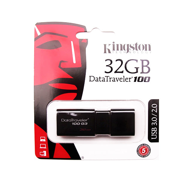 kingston 32GB USB 3.0 FLASH DRIVE (KINDT100G3/32GB) - Sale Now