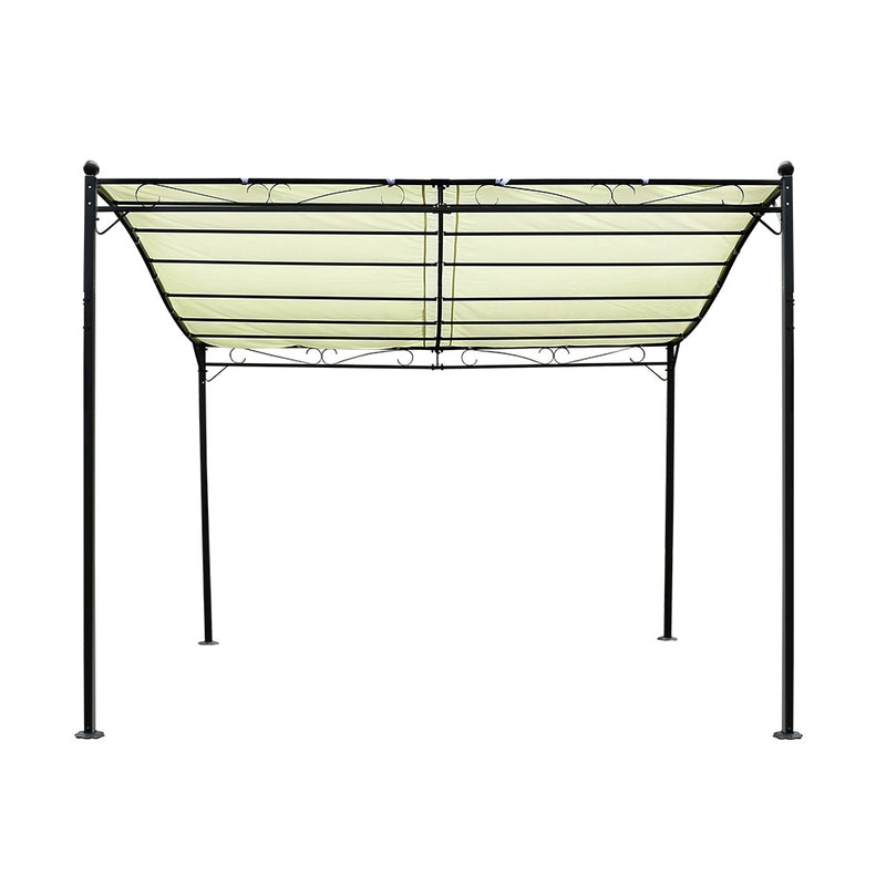 Instahut Gazebo 3x2.55m Party Marquee Outdoor Wedding Tent Iron Art Canopy - Sale Now
