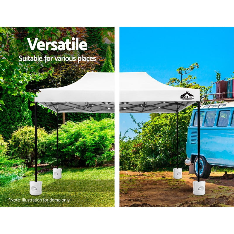 Instahut Gazebo Pop Up Marquee Outdoor Base Pod Kit Wedding Tent Canopy Leg - Sale Now