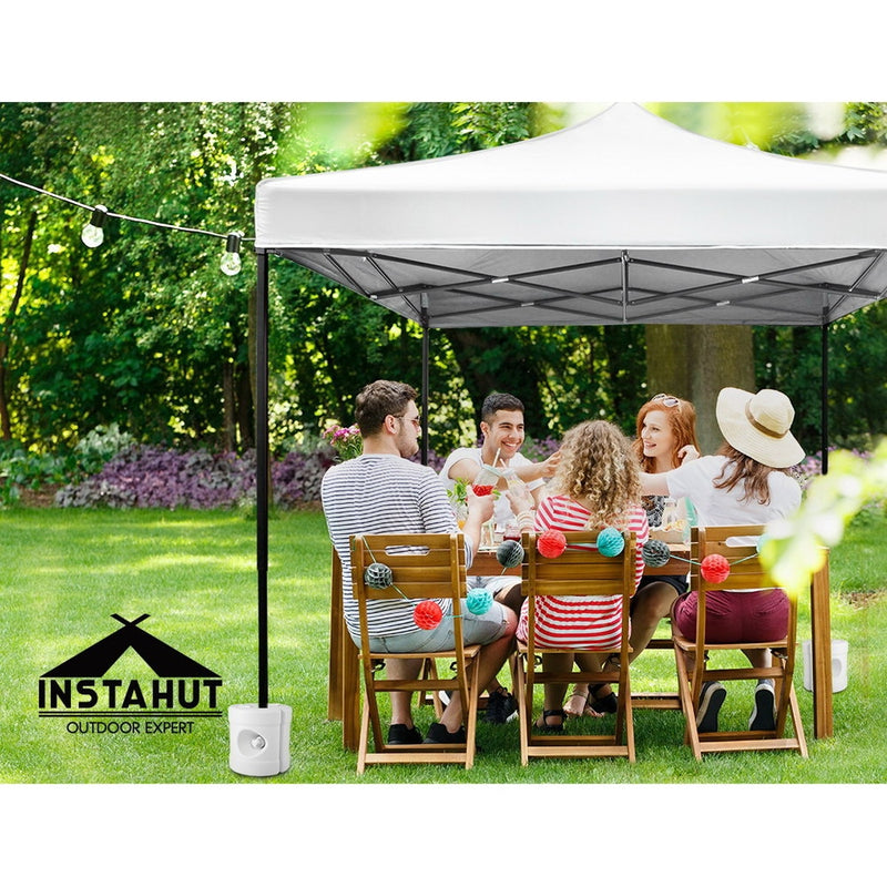 Instahut Gazebo Pop Up Marquee Outdoor Base Pod Kit Wedding Tent Canopy Leg - Sale Now