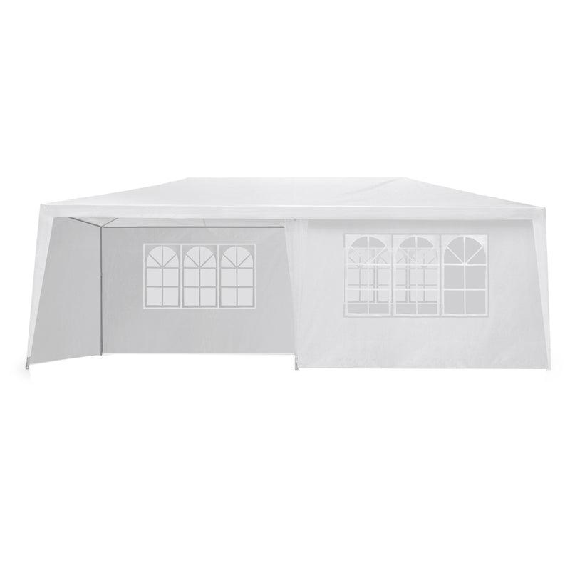 Instahut Gazebo 3x6m Outdoor Marquee Side Wall Party Wedding Tent Camping White 6 Panel - Sale Now
