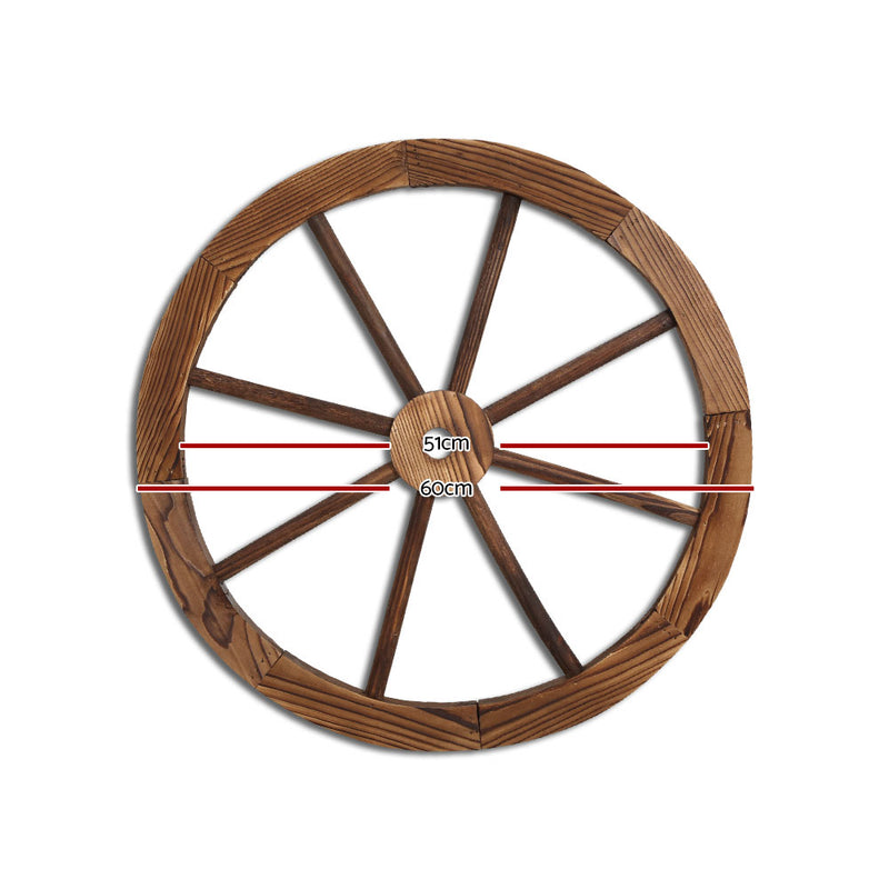 Gardeon Wooden Wagon Wheel - Sale Now