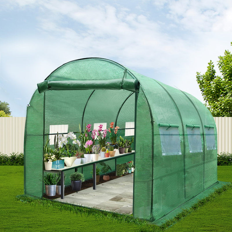 Greenfingers Garden Shed Greenhouse 3X2X2M Green House Replacement *Cover Only - Sale Now