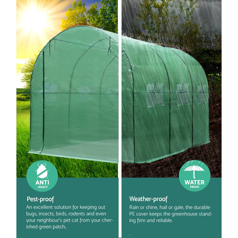 Greenfingers Greenhouse Garden Shed Green House 3X2X2M Greenhouses Storage Lawn - Sale Now