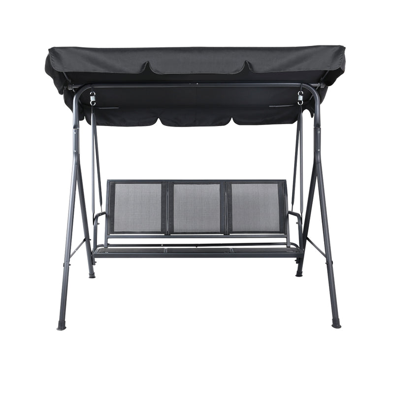 Gardeon Outdoor 3 Seater Swing Chair With Canopy - Sale Now