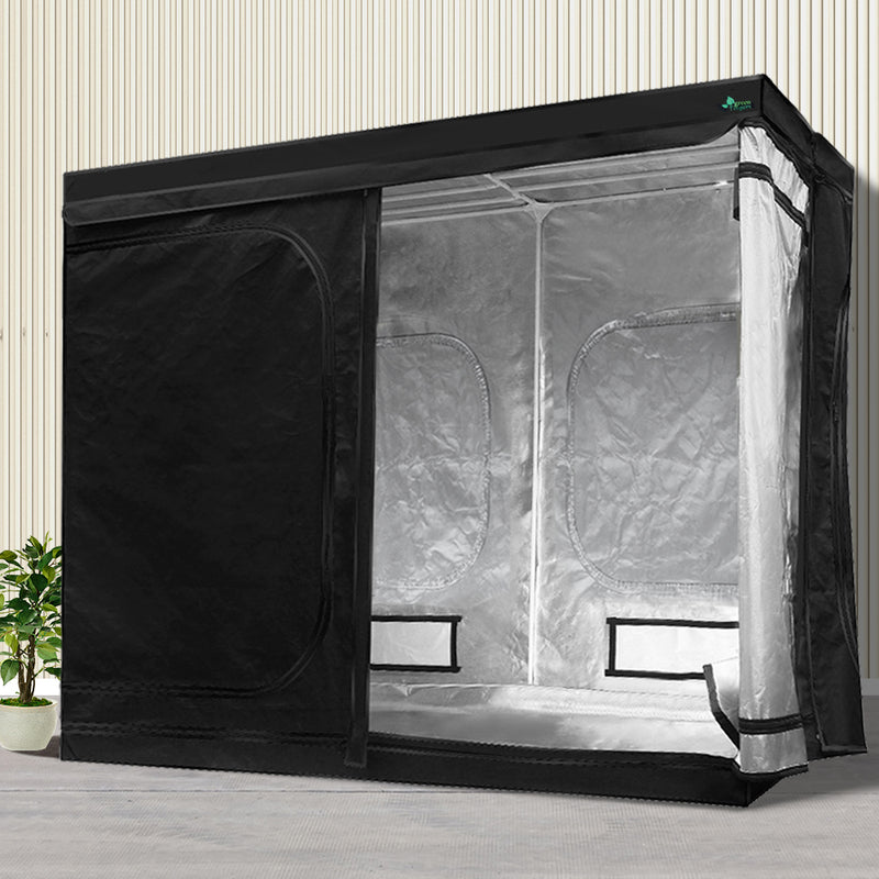 Greenfingers Hydroponics Grow Tent Kits Hydroponic Grow System 2.4m x 1.2m x 2m 600D Oxford - Sale Now