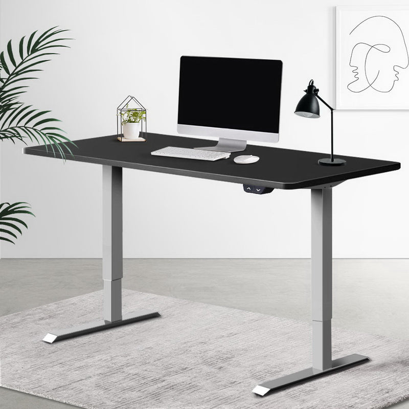 Artiss Standing Desk Height Adjustable Motorised Electric Sit Stand Table Riser 140cm - Sale Now