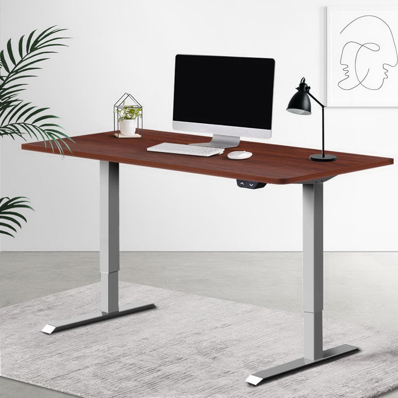 Artiss Standing Desk Motorised Electric Height Adjustable Sit Stand Table Office 140cm - Sale Now