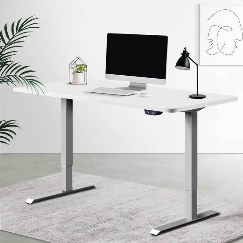 Artiss Standing Desk Motorised Height Adjustable Sit Stand Computer Table Office 120cm - Sale Now