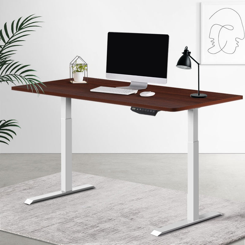 Artiss Sit Stand Desk Standing Desks Motorised Electric Computer Laptop Table Office Dual Motor 120cm - Sale Now