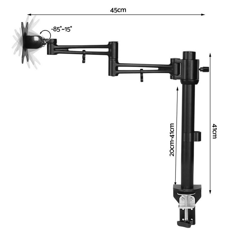 Artiss Monitor Arm Mount Single Black - Sale Now