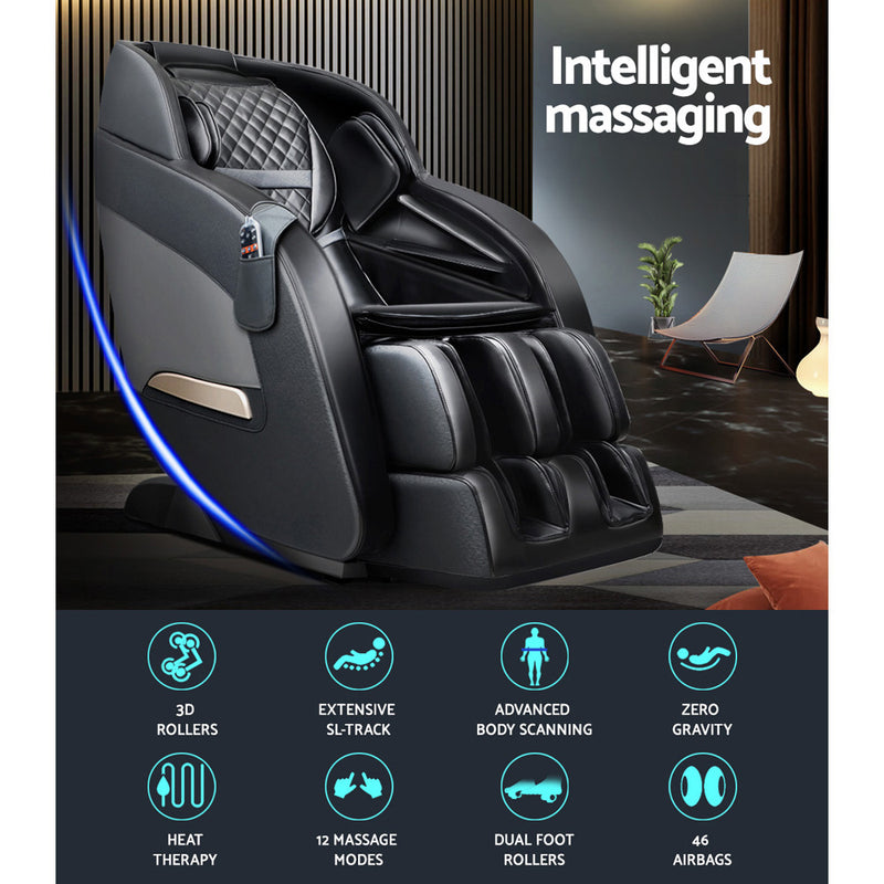 Electric Massage Chair Zero Gravity Recliner Shiatsu Back Heating Massager - Sale Now