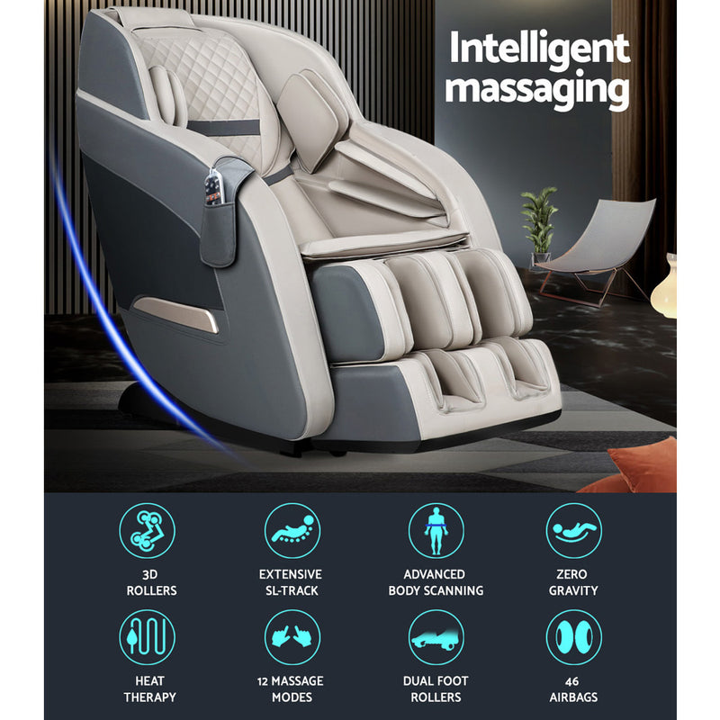Electric Massage Chair Zero Gravity Recliner Shiatsu Kneading Back Massager - Sale Now