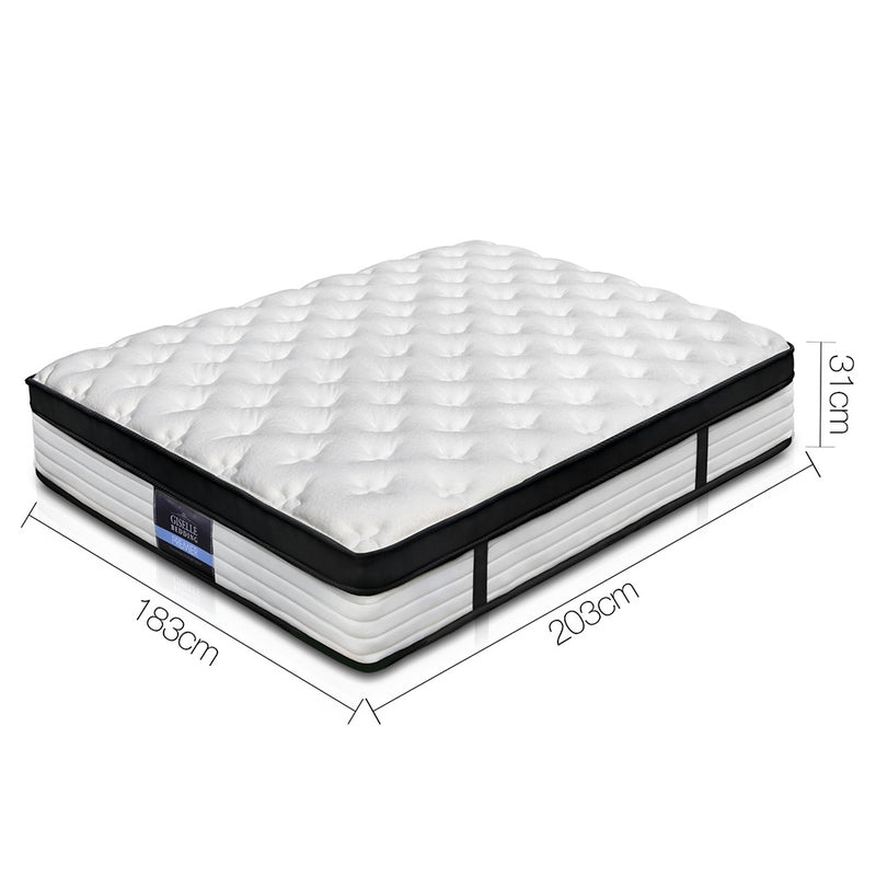 Giselle Bedding King Size 31cm Thick Foam Mattress - Sale Now
