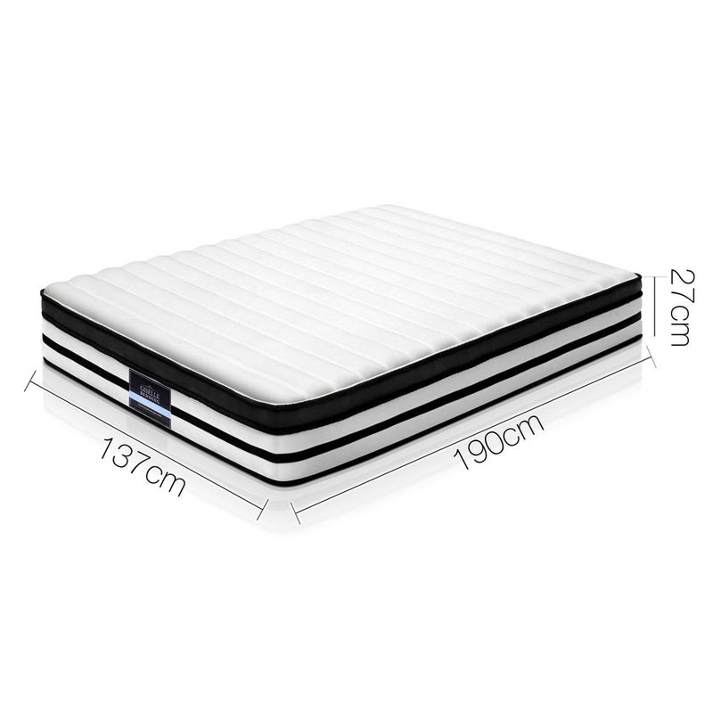 Giselle Bedding Double Size 27cm Thick Foam Spring Mattress - Sale Now