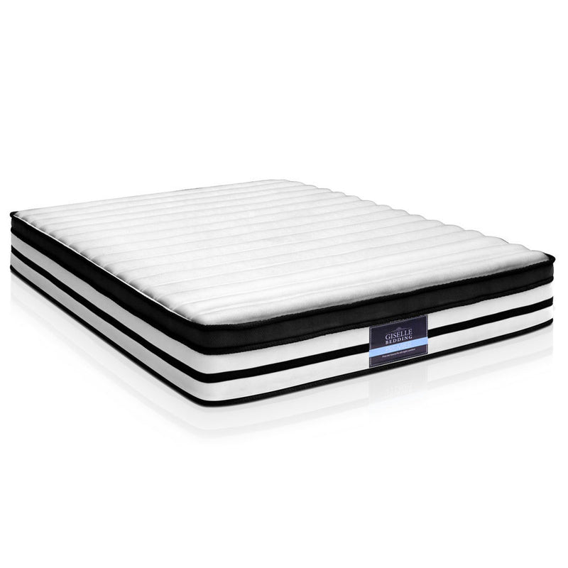 Giselle Bedding King Size 27cm Thick Spring Foam Mattress