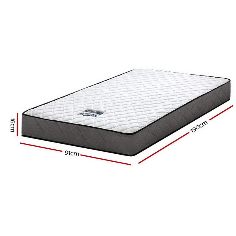 Giselle Bedding Single Size 16cm Thick Tight Top Foam Mattress - Sale Now