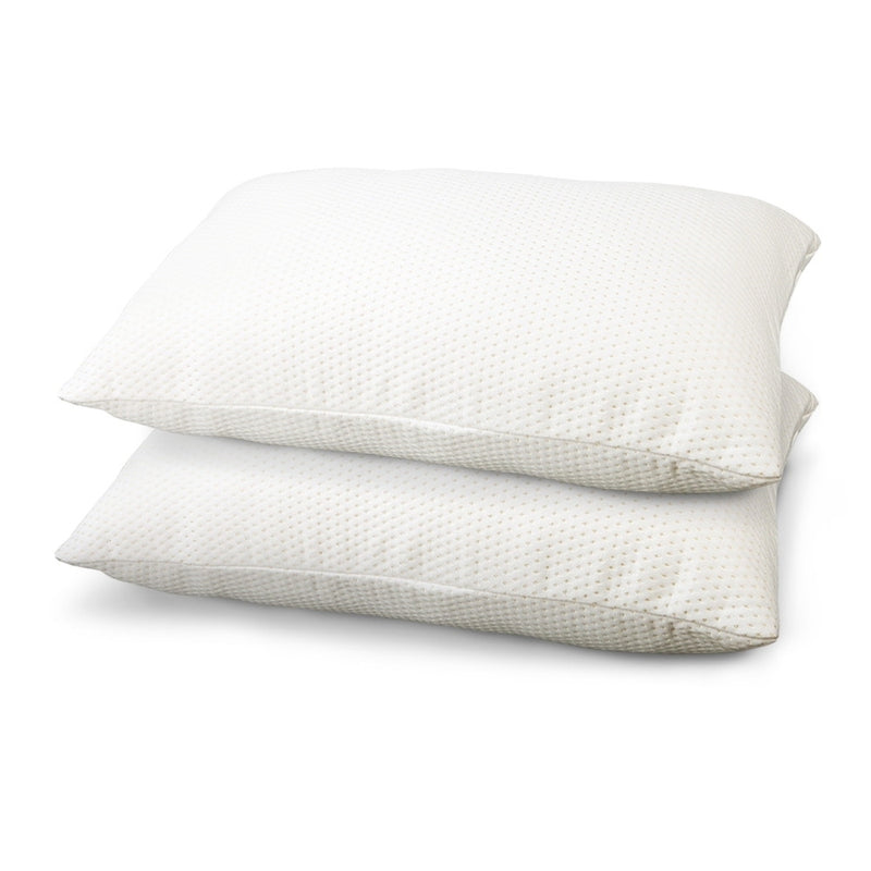 Giselle Bedding Set of 2 Visco Elastic Memory Foam Pillows - Sale Now