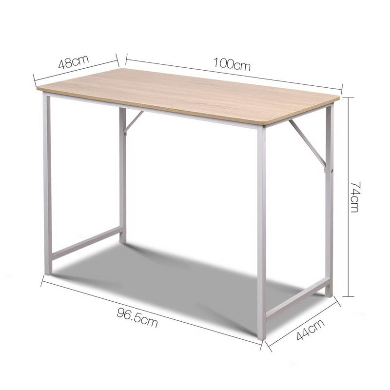 Artiss Minimalist Metal Desk - White - Sale Now
