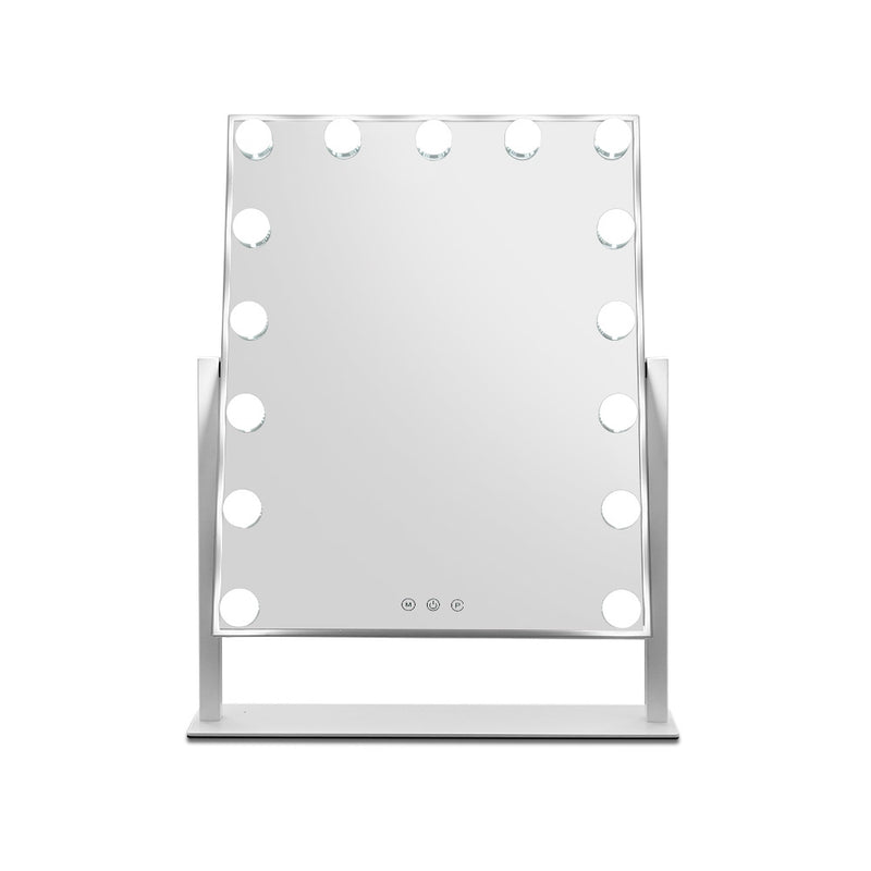 Embellir Hollywood Makeup Mirror with 15 Dimmable Bulb Lighted Dressing Mirror - Sale Now