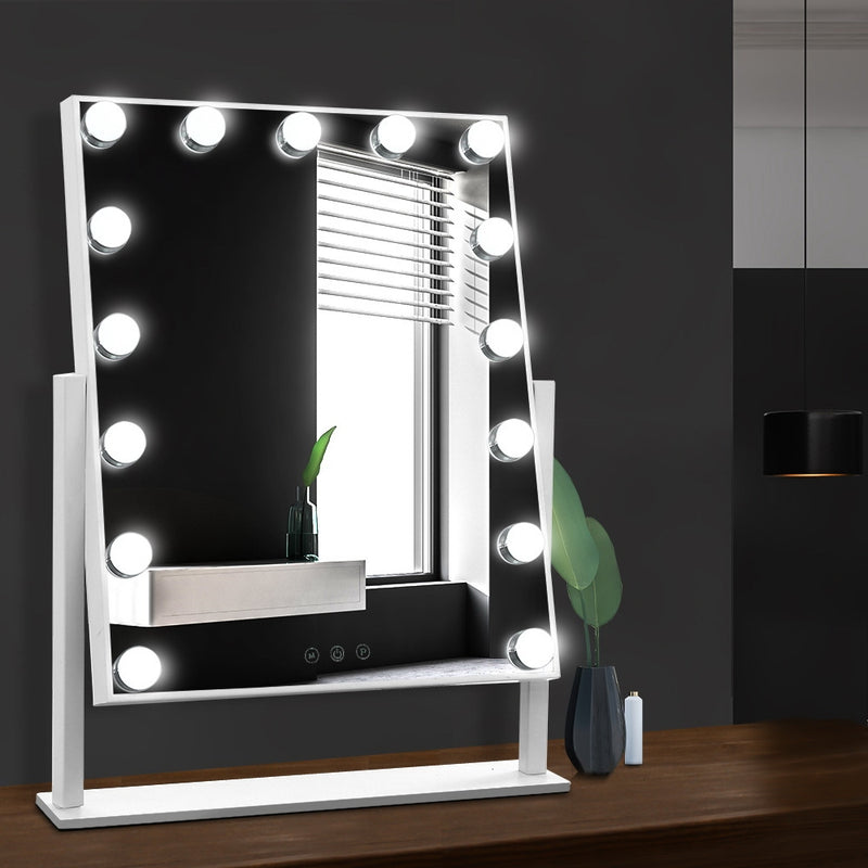 Embellir Hollywood Makeup Mirror with 15 Dimmable Bulb Lighted Dressing Mirror - Sale Now