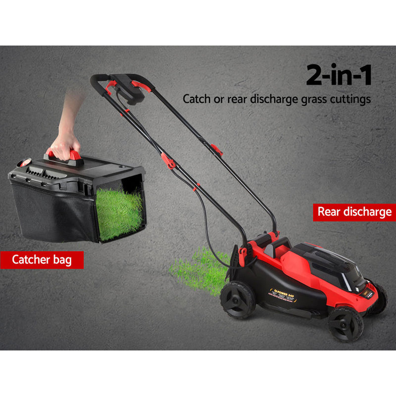 Garden Lawn Mower Cordless Lawnmower Electric Lithium Battery 40V - Sale Now