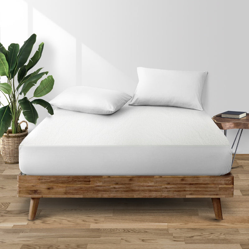 Giselle Bedding King Size Waterproof Bamboo Mattress Protector - Sale Now