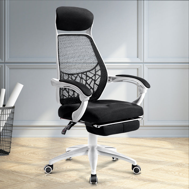 Artiss Gaming Office Chair Computer Desk Chair Home Work Study White - Sale Now