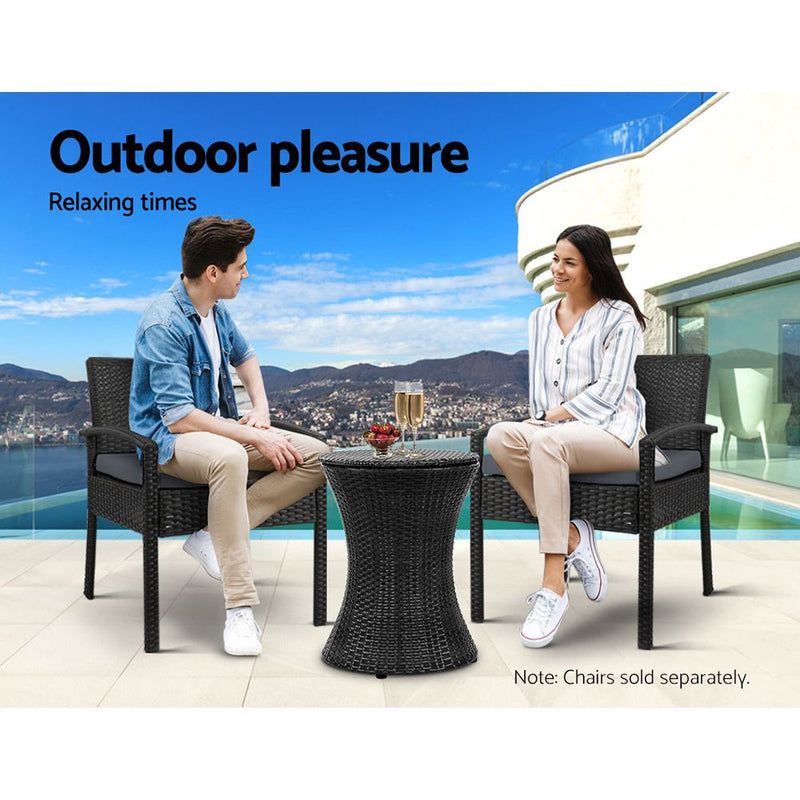 Gardeon Bar Table Outdoor Setting Cooler Ice Bucket Storage Box Coffee Party Patio Pool - Sale Now