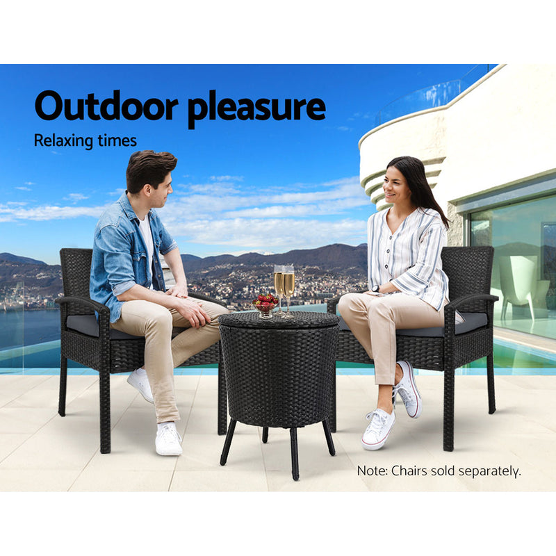 Gardeon Bar Table Outdoor Setting Cooler Ice Bucket Storage Box Party Patio Coffee Pool - Sale Now