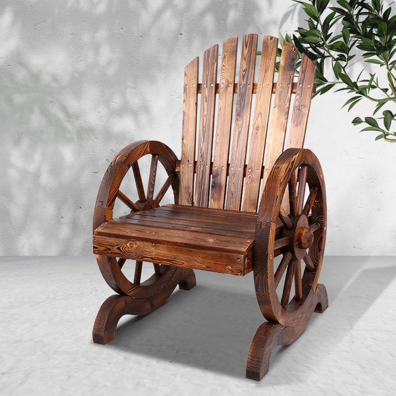 Gardeon Wooden Wagon Chair Outdoor - Sale Now
