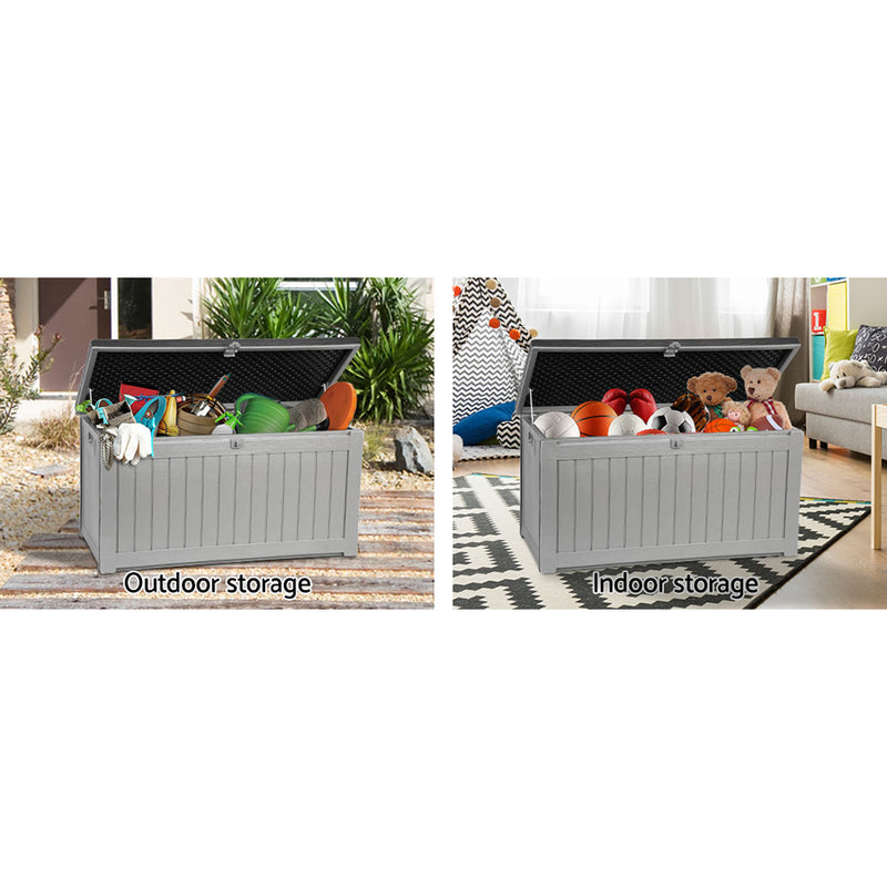 Gardeon Outdoor Storage Box Bench Seat 190L - Sale Now