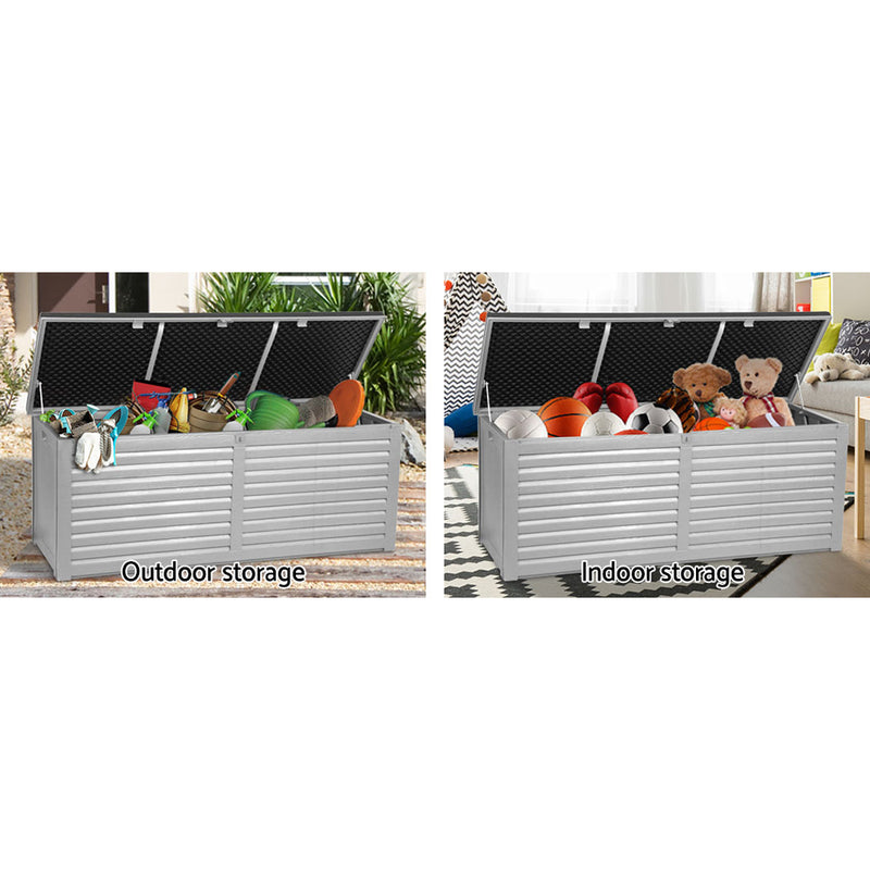 Gardeon Outdoor Storage Box Bench Seat 390L - Sale Now