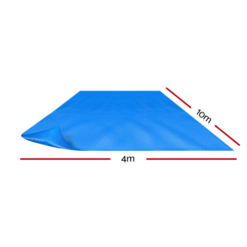 Aquabuddy 10M X 4M Solar Swimming Pool Cover 400 Micron Outdoor Bubble Blanket - Sale Now