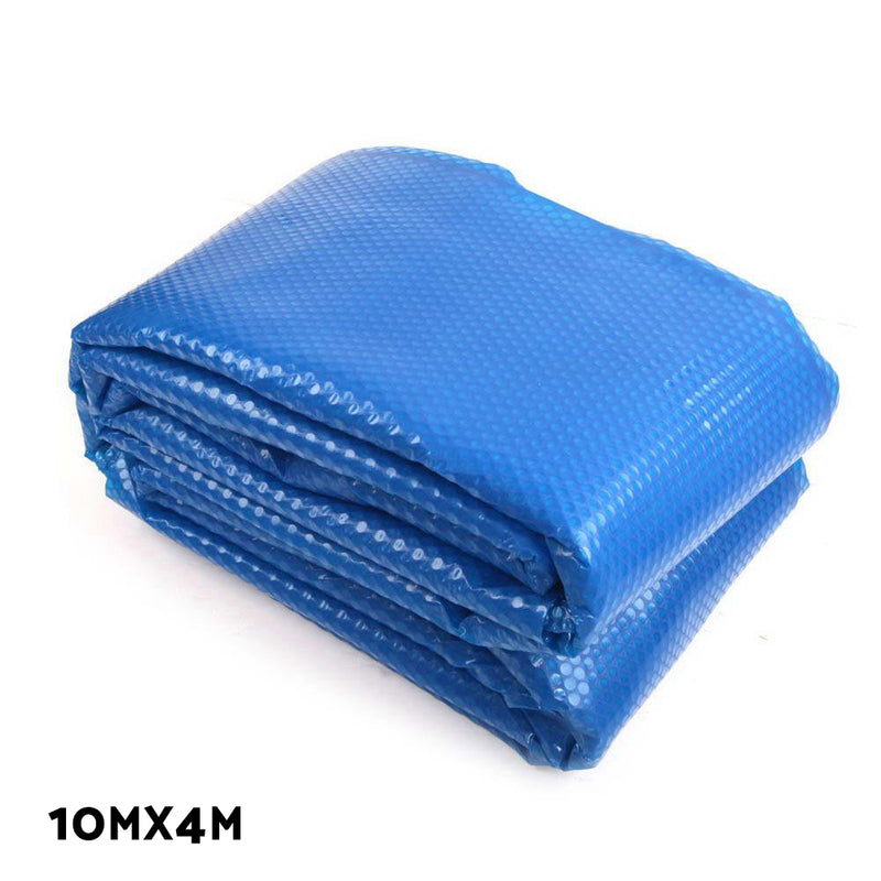 Aquabuddy Solar Swimming Pool Cover Roller 400 Micron Adjustable Blanket 10 X 4m - Sale Now