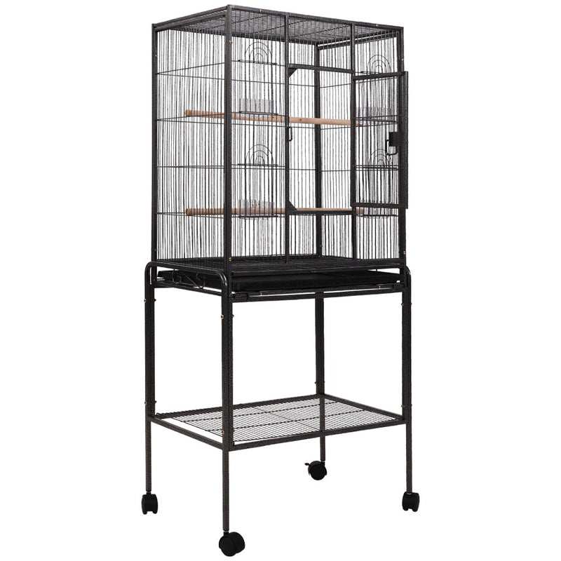 i.Pet Bird Cage Pet Cages Aviary 144CM Large Travel Stand Budgie Parrot Toys - Sale Now