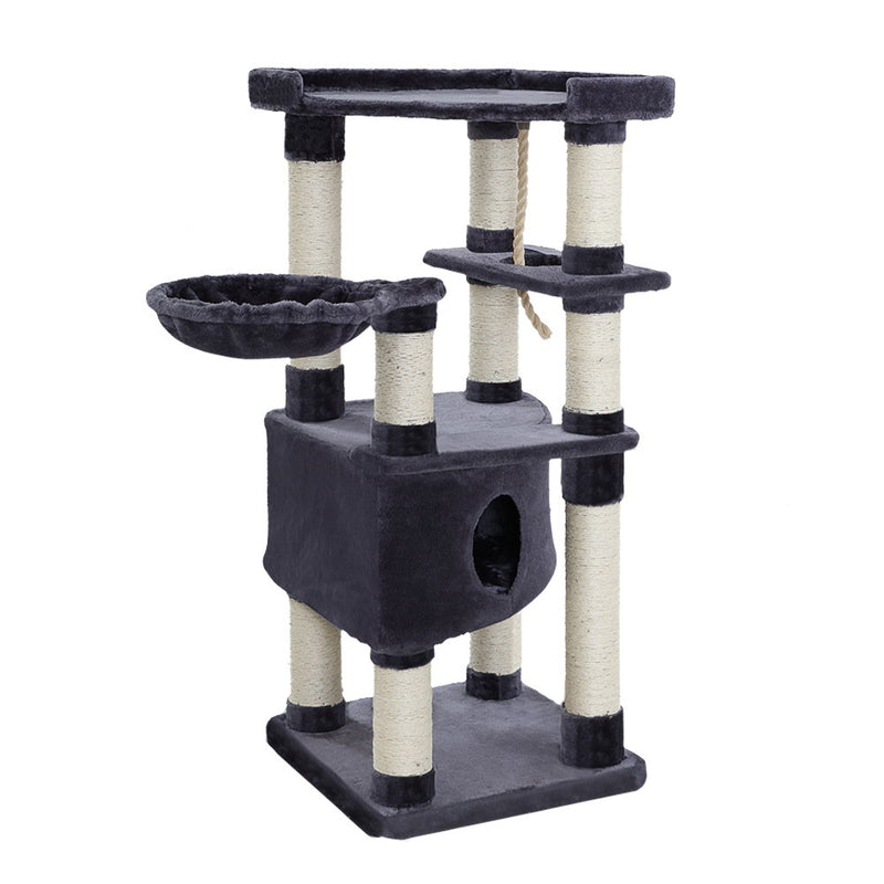 i.Pet Premium Cat Tree 137cm Trees Scratching Post Scratcher Tower Condo House Furniture - Sale Now