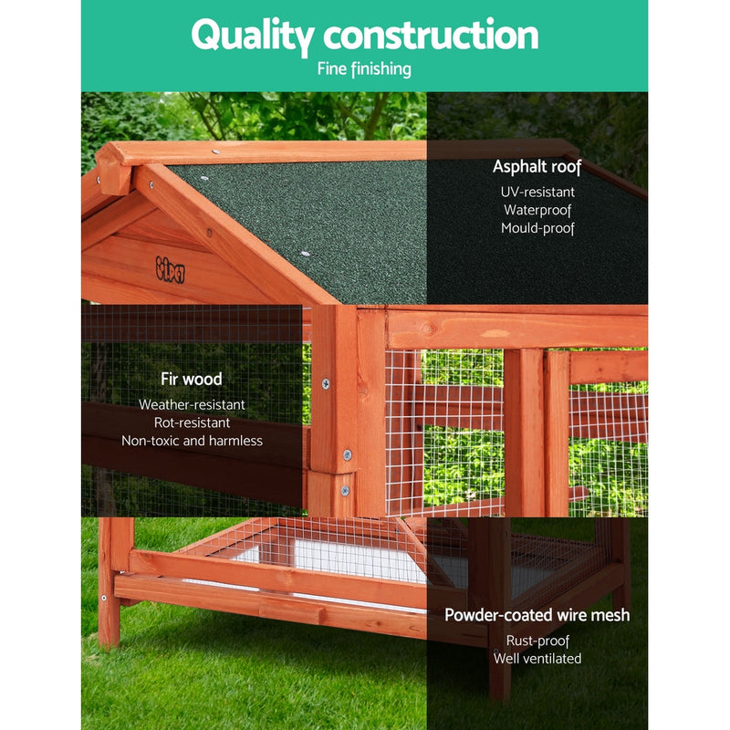 i.Pet Bird Cage Wooden Pet Cages Aviary Large Carrier Travel Canary Cockatoo Parrot XL - Sale Now
