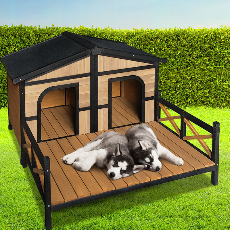 i.Pet Extra Extra Large Wooden Pet Kennel - Sale Now