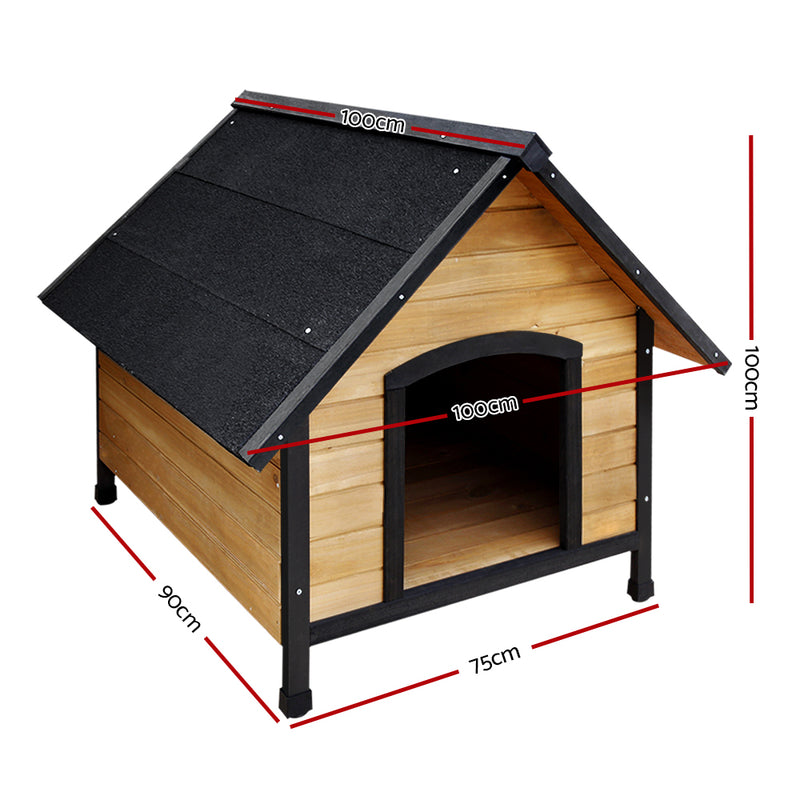 i.Pet Dog Kennel Kennels Outdoor Wooden Pet House Puppy Extra Large XL Outside - Sale Now