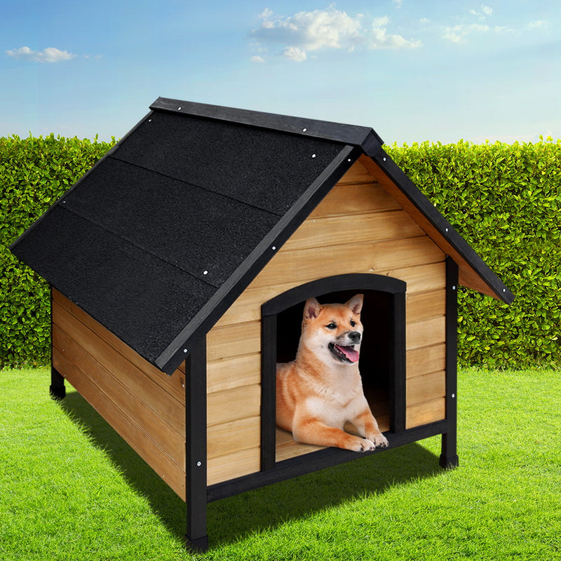 i.Pet Dog Kennel Kennels Outdoor Wooden Pet House Puppy Extra Large XL Outside - Sale Now