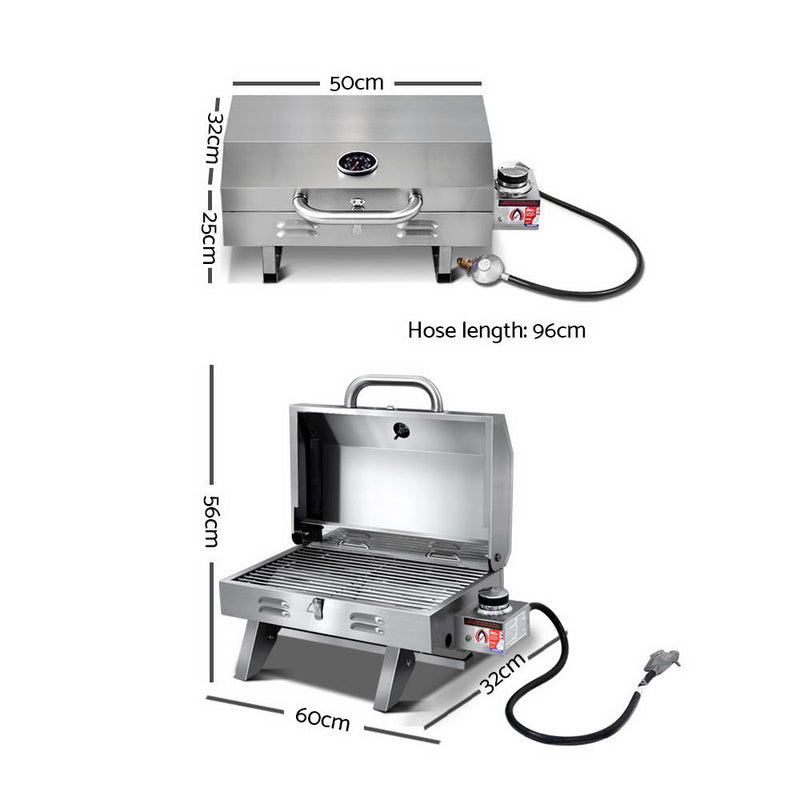 Grillz Portable Gas BBQ Grill Heater - Sale Now
