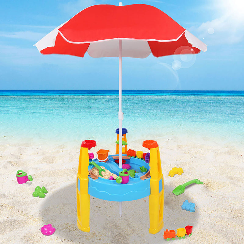 Keezi 26 Piece Kids Umbrella & Table Set - Sale Now