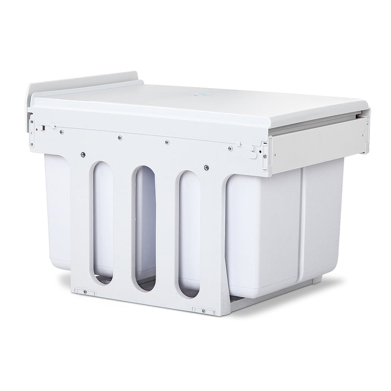 Cefito 2x15L Pull Out Bin - White - Sale Now