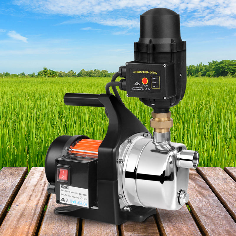 Giantz 1500W High Pressure Garden Water Pump with Auto Controller - Sale Now