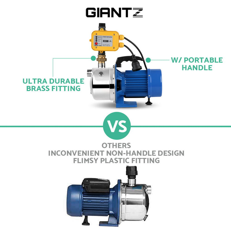Giantz 2300W High Pressure Garden Jet Water Pump with Auto Controller - Sale Now
