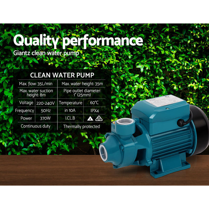 Giantz Electric Clean Water Pump - Sale Now