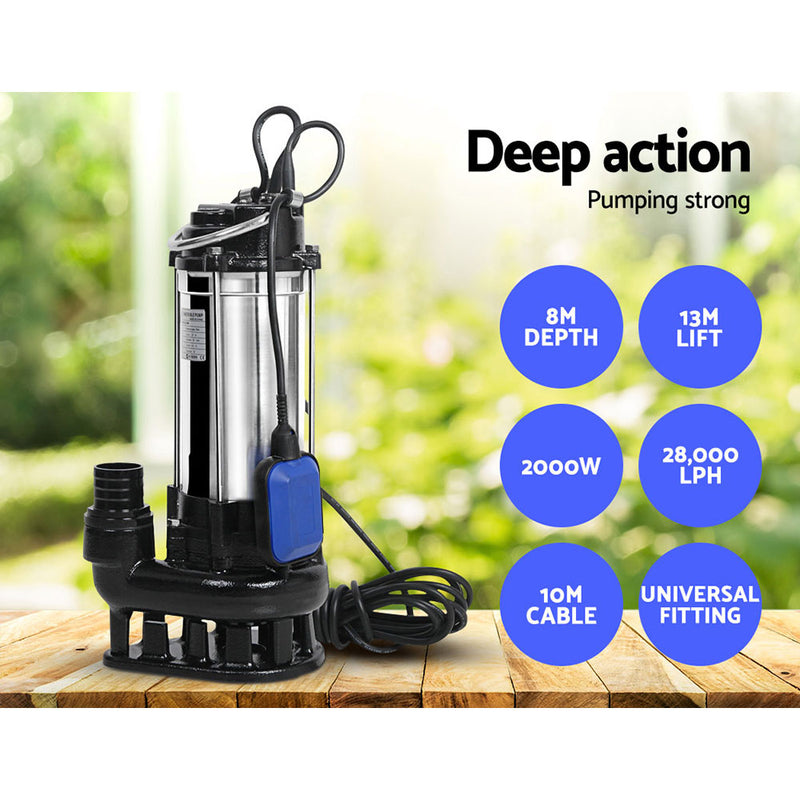 2.7HP Submersible Dirty Water Pump - Sale Now